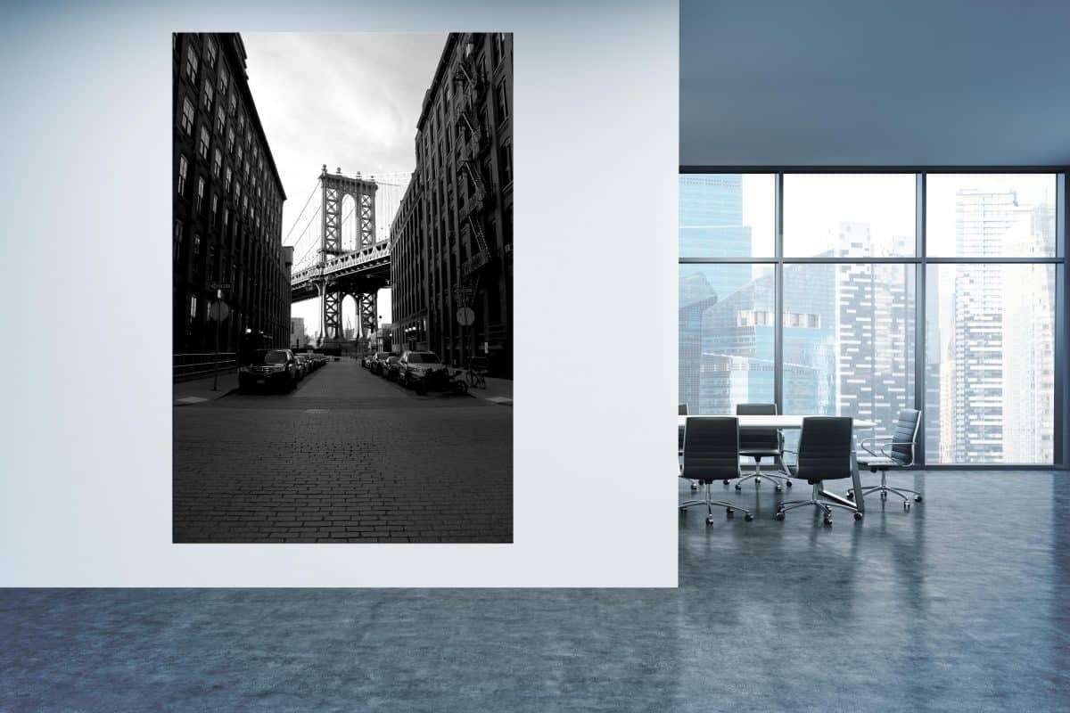 תמונת קנבס - גשר מנהטן למשרד ולעיצוב הבית, לחדרי שינה או למטבח