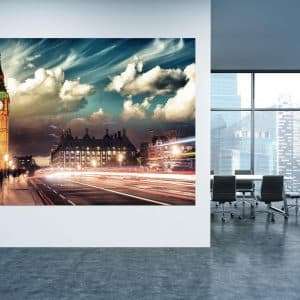 תמונת קנבס - לונדון בין הערביים למשרדלעיצוב הבית, לחדרי שינה או למטבח