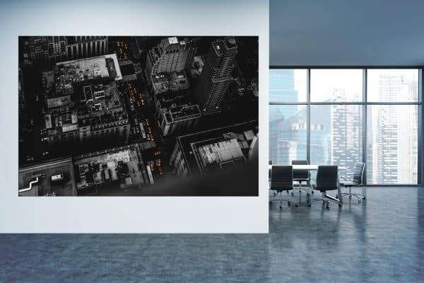 תמונת קנבס - ניו יורק שחור לבן למשרד ולעיצוב הבית, לחדרי שינה או למטבח