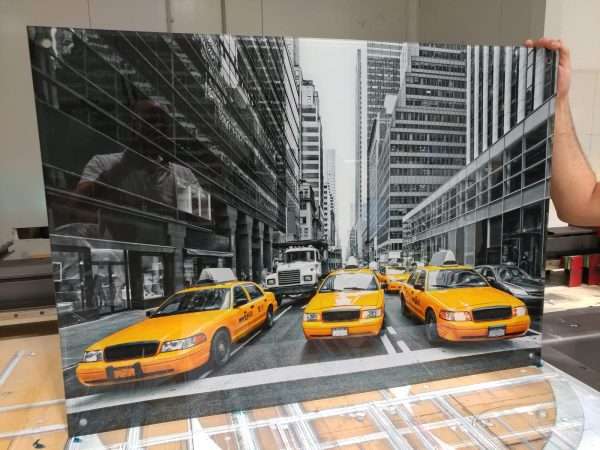 תמונות זכוכית - מוניות ניו יורק לקוח מרוצה