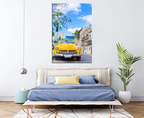 תמונת קנבס הוואנה קלסיק בקובה לסלון לעיצוב הבית