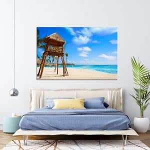 תמונת קנבס חוף אקומל בריביירה מאיה לסלון לעיצוב הבית