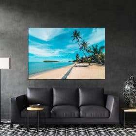 תמונת קנבס - חוף החופש לסלון לעיצוב הבית