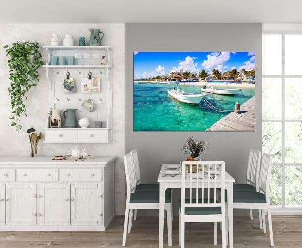 תמונת קנבס חוף פוארטו מורלוס לסלון לעיצוב הבית