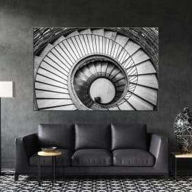 תמונת קנבס - מדרגות אומנותיות לסלון לעיצוב הבית