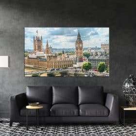 תמונת קנבס ממלכת לונדון לסלון לעיצוב הבית