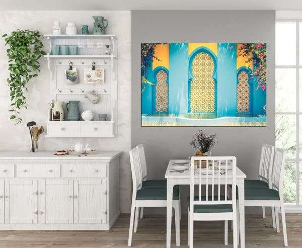 תמונת קנבס קיר מרוקאי לסלון לעיצוב הבית
