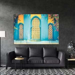 תמונת קנבס קיר מרוקאי לסלון לעיצוב הבית