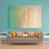תמונת זכוכית - ים יבשה לעיצוב הבית על קיר בסלון