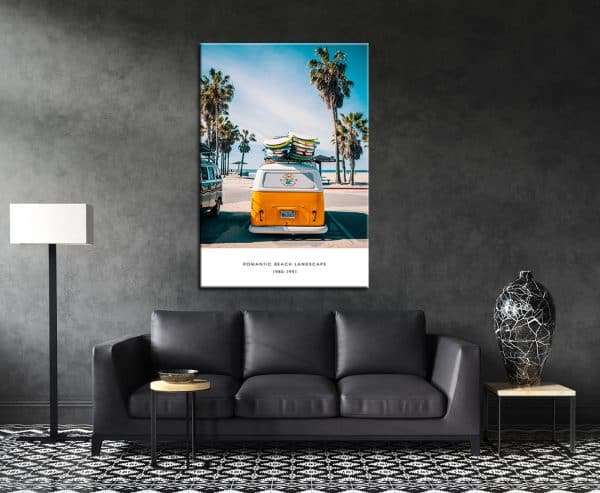 תמונת קנבס רכב הגלשנים לסלון לעיצוב הבית