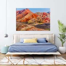 תמונת קנבס אומנות החול לסלון לעיצוב הבית