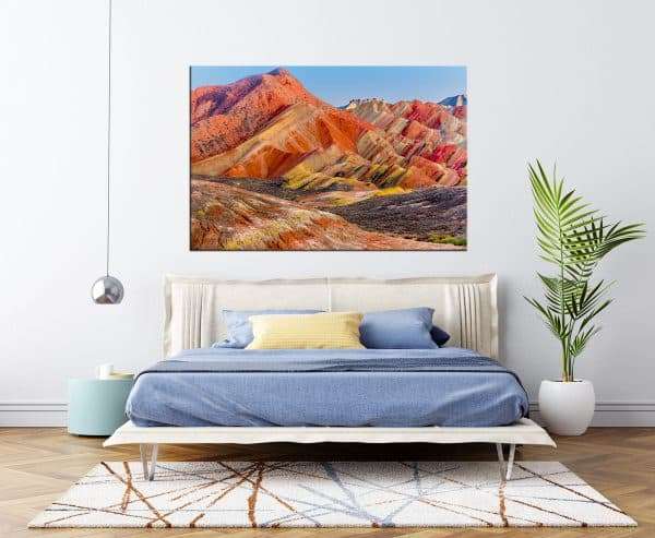 תמונת קנבס אומנות החול לסלון לעיצוב הבית