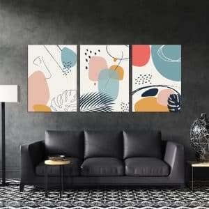 תמונת קנבס מודרני אומנותי לסלון לעיצוב הבית
