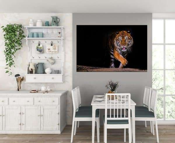 תמונת קנבס מערת הנמר לסלון לעיצוב הבית