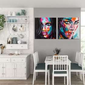 תמונת קנבס נשים צבעוניות 2 לסלון לעיצוב הבית