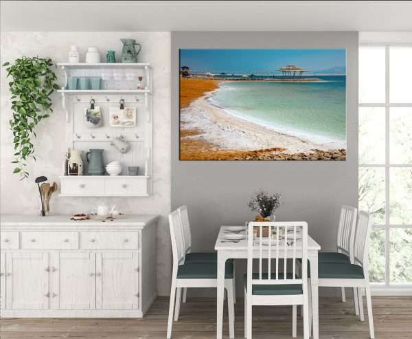 תמונת קנבס חוף ים המלח 2 לעיצוב הבית