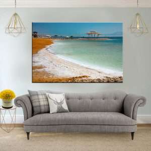 תמונת קנבס חוף ים המלח 2 לעיצוב הבית