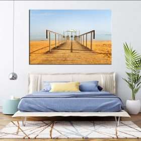 תמונת קנבס חוף ים המלח לעיצוב הבית