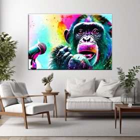 הקוף הזמיר תמונת קנבס