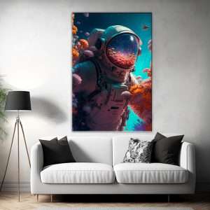 תפרחת האסטרונאוט תמונת קנבס