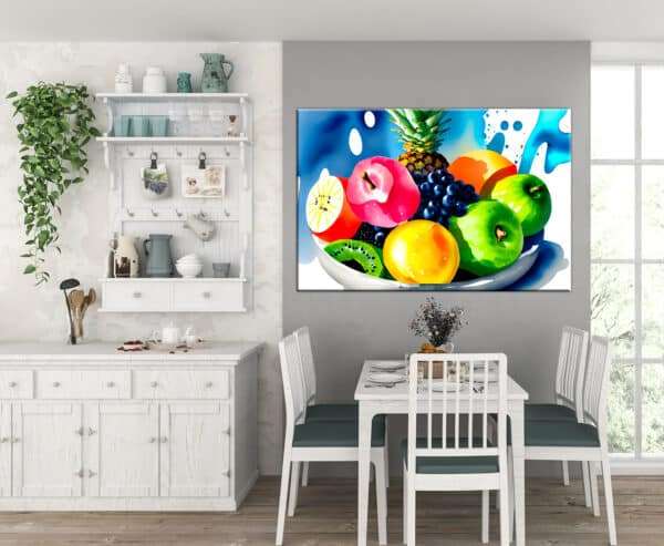 תמונת קנבס למטבח - מגש פירות תמונה למטבח ולכל פינה שתבחרו